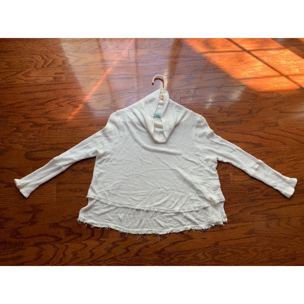 Karlie Women's Long Sleeve White Flare Double Layer Top Size S
